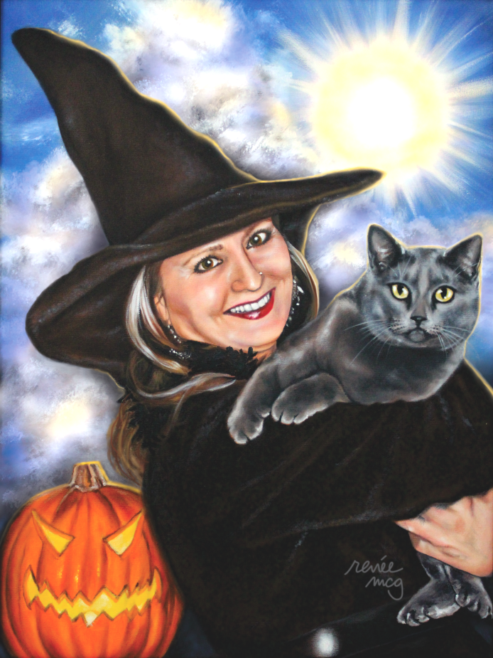 Witchy Self Portrait